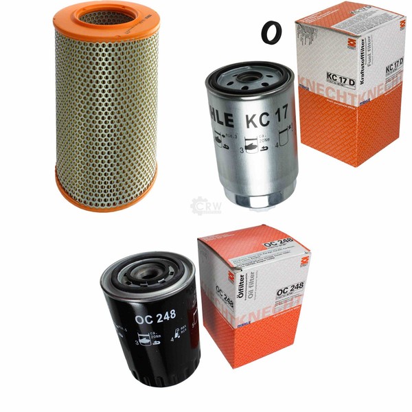 Mahle / Knecht Kraftstofffilter KC 17D Luftfilter LX 611 ÖLfilter OC 248-image