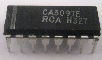 RCA CA3097E Thyristor/Transistor Array: Very Rare Device: Nice Experimenter IC