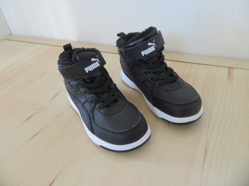 warme Schuhe, High-Sneaker von Puma für Jungen, Gr. 27, schwarz, gefüttert, Neu - Bild 2 von 9