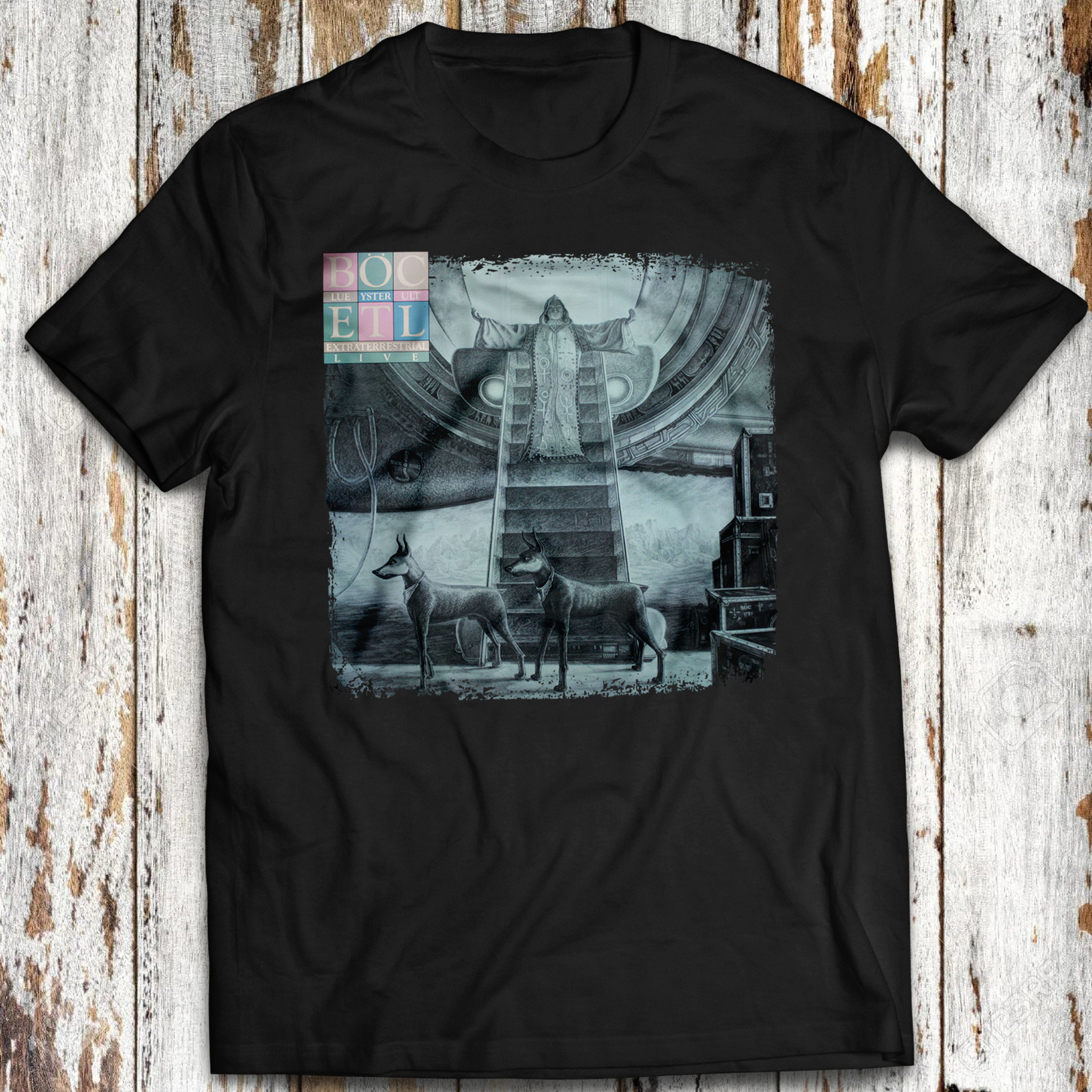 Extraterrestrial Live Blue Oyster Cult T-Shirt Buck Dharma Rock Music