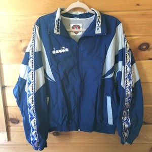 Diadora Men's Taped Windbreaker Jacket 