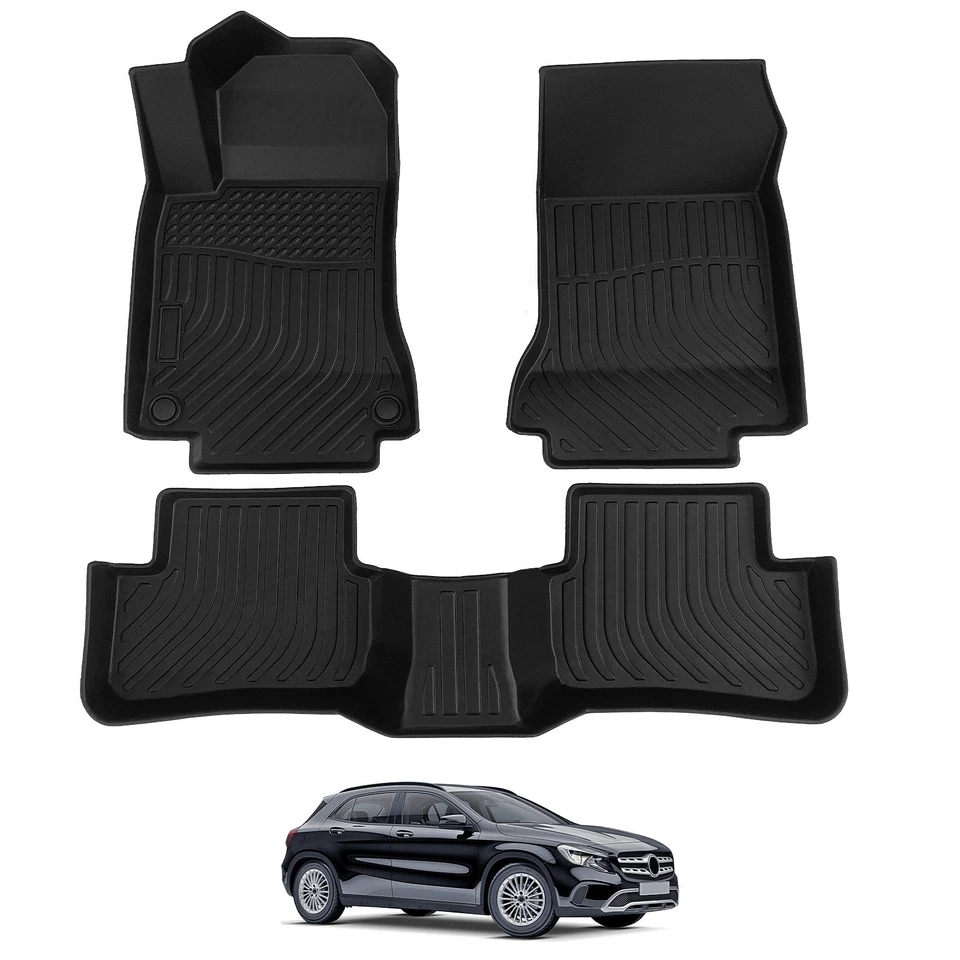 Floor Mats for Benz GLA 2015-2020 TPE All Weather Liner Fit Mercedes Benz GLA - Image 3 of 4