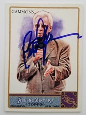 Peter Gammons Signed Allen & Ginter #298 2011 Glossy Numbered 780/999 RARE
