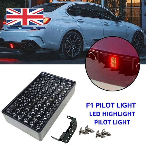 F1 Style 72 LED Rear 3rd Third Strobe Flashing Tail Brake Stop Light ...