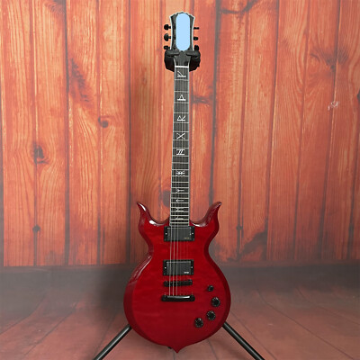#ad #ad Schecter Devil Electric Guitar 6 String Quited Maple Top HPL Fretboard 2EMG $294.00