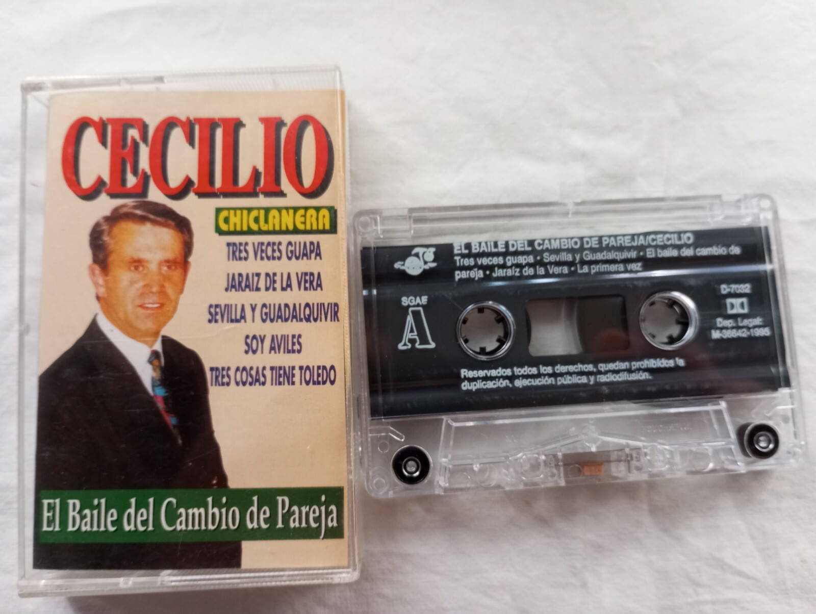 CECILIO EL BAILE DE CAMBIO DE PAREJA CINTA CASSETTE CHICLANERA-TRES VECES GUAPA