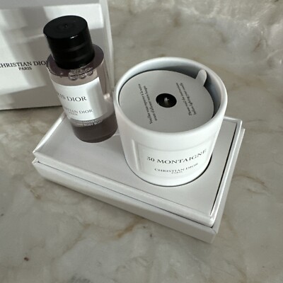 Dior 30 Montaigne 35g Duftkerze Gris Dior Liquid Hand & Body Soap Set Neu in OVP