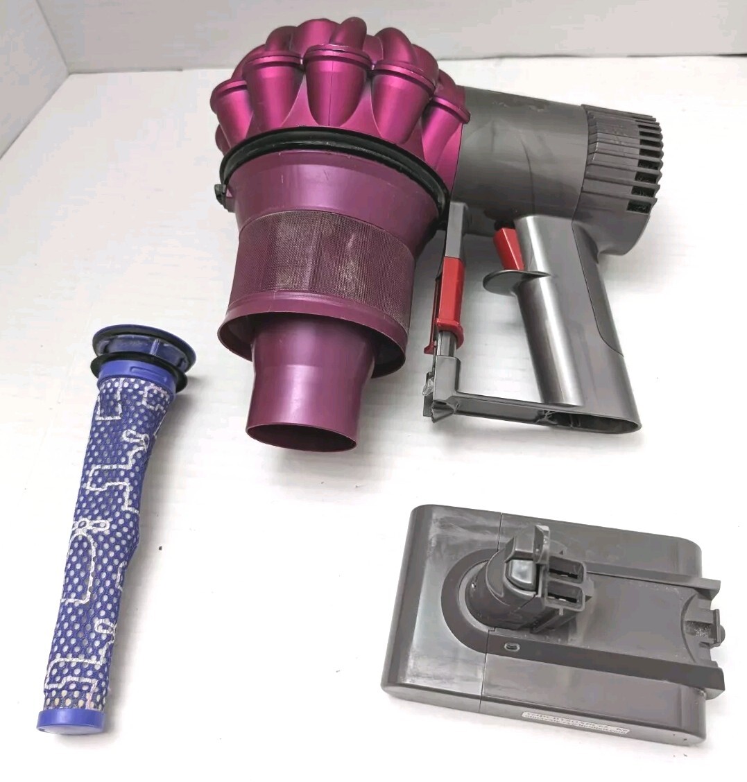 K2504-270 配送不可 dyson v6 motorhead+ スティッククリーナー 動作確認済み キズ汚れ有り Dyson V6 SV04 Cordless Stick Vacuum Motor Head ONLY With Battery
