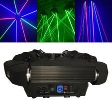 9 Eyes RGB Spider Projector DMX Laser Light For DJ Bands Stage Moving Head Beam
