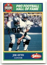 1990 SWELL GREATS JIM OTTO OAKLAND RAIDERS #108