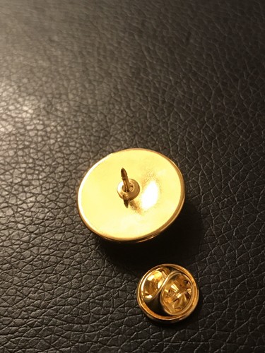 GROS PIN'S 2cm ASPECT DORÉ  Franc Maçon Free Mason - Picture 3 of 3