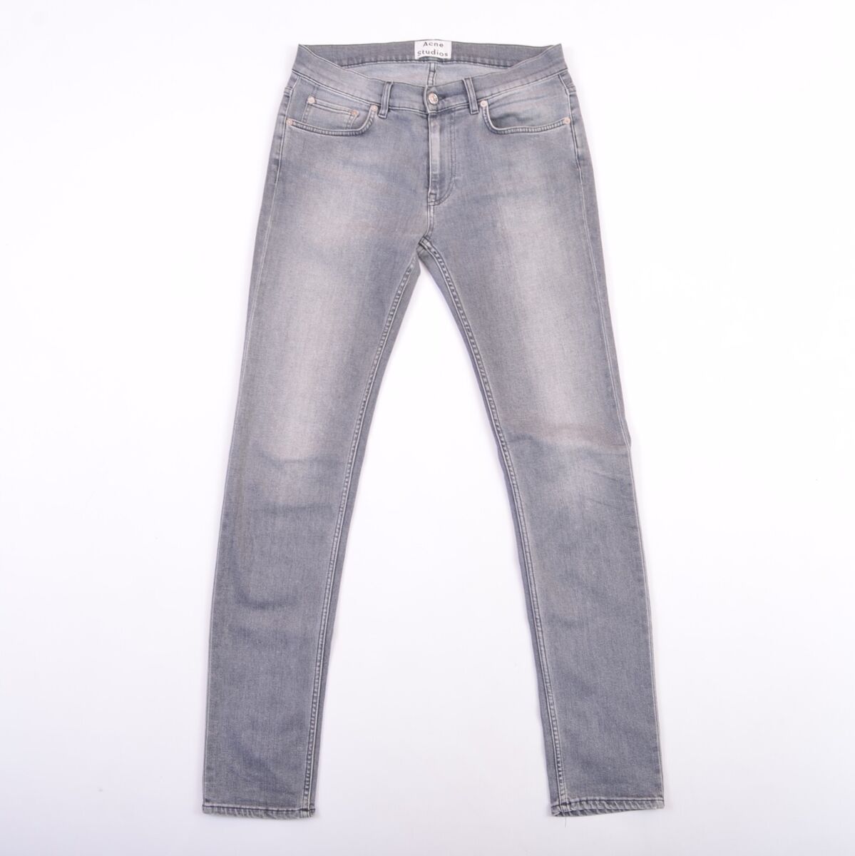 parfume depositum Omkreds Acne Studios Ace Light Grey Slim Stretch Jeans Mens sz W31 L32 / 31x32 |  eBay