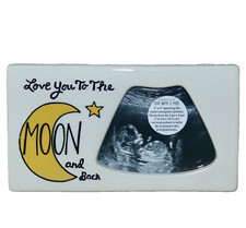 Our Name Is Mud  Love You To The Moon  Sonogram Photo 3X4 Frame New 6006732