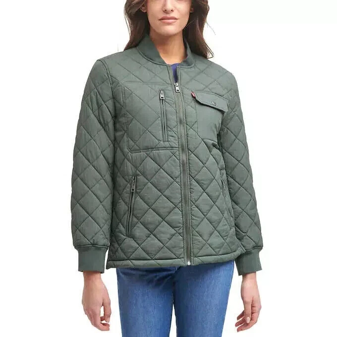 Levi Strauss & co. Ladies Quilted Full-Zip Jacket