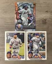 FRANCISCO ALVAREZ RC LOT (3) Bowman Platinum Ice Foil + Topps Base/Rookie Debut