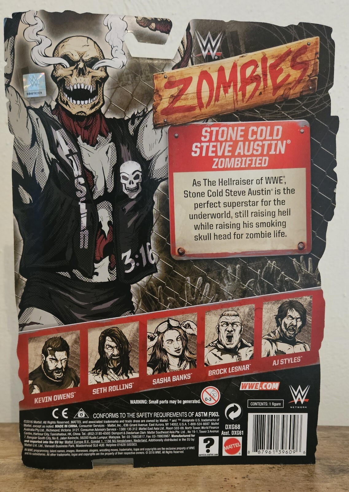 WWE MATTEL *VHTF* STONE COLD STEVE AUSTIN ZOMBIE FIGURE **BRAND NEW IN PACKAGE**