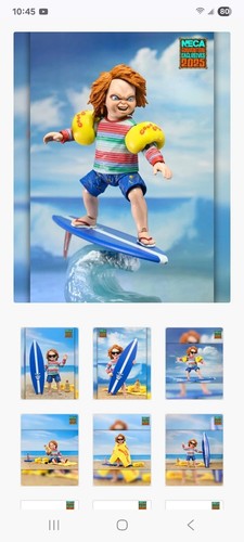 SDCC 2025 Child’s Play 3 Ultimate Surf’s Up Chucky 7” Modellino NECA prevendita - Foto 6 di 6