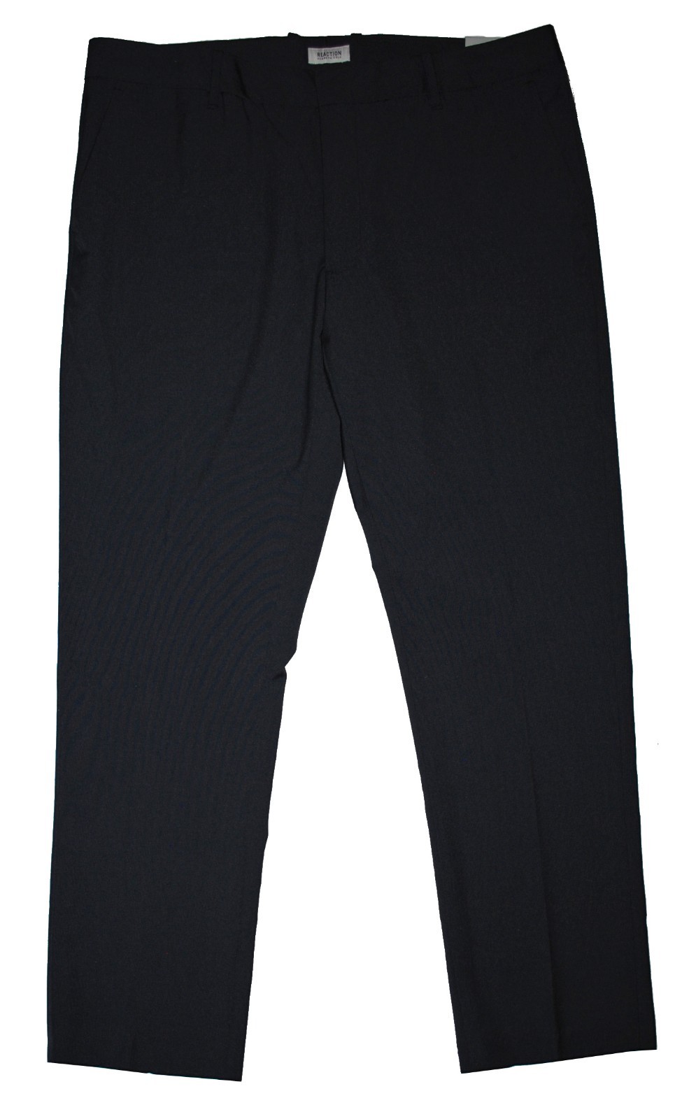 Kenneth Cole Reaction Men's Solid Textured Slim Fit Dress Pants Black ...