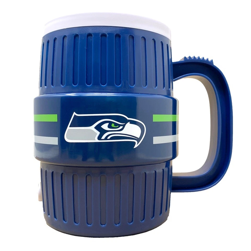 Seattle Seahawks Water Cooler Mug Tasse Becher XL ! NFL Football 1,2 ltr. - Bild 3 von 4