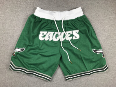 Philadelphia Eagles NFL Men Green Pockets stitched Shorts Size US