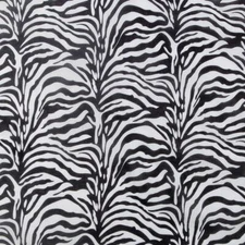 Zebra Print Bandana Men Lady Round Cotton Scarf Black White Scarves Headwear 1Pc