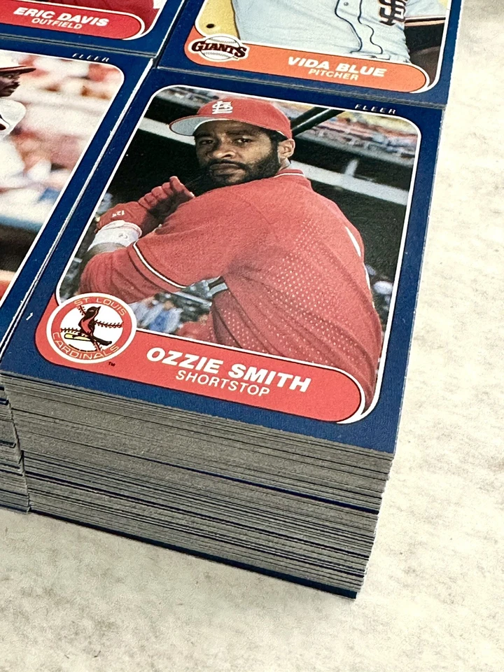 批量 ++(830) 1986 Fleer 棒球卡 - 包括 60 张贴纸 - 一些明星 — 第 2/4 张图片