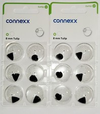 2 Pack Connexx (Eartip 3.0 8mm Tulip) Dome Fits Signia Rexton Widex Miracle USA