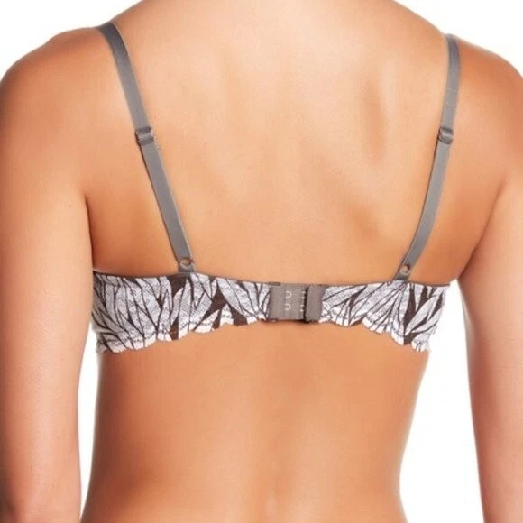 🆕️COSABELLA Sweet Treats Underwire BRA 34B Cheetah Italy Padded Green White - Image 4 of 4