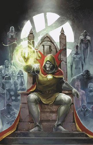 One World Under Doom #1 1:25 2nd Print Rod Reis Virgin Art Variant (Marvel 2025)