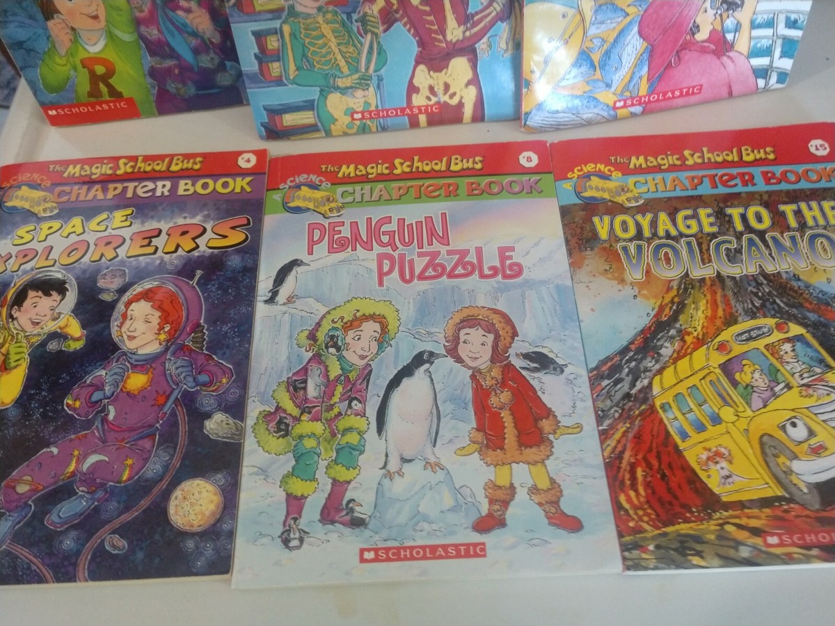 The Magic School Bus Chapter Book Series - Lot of 6
