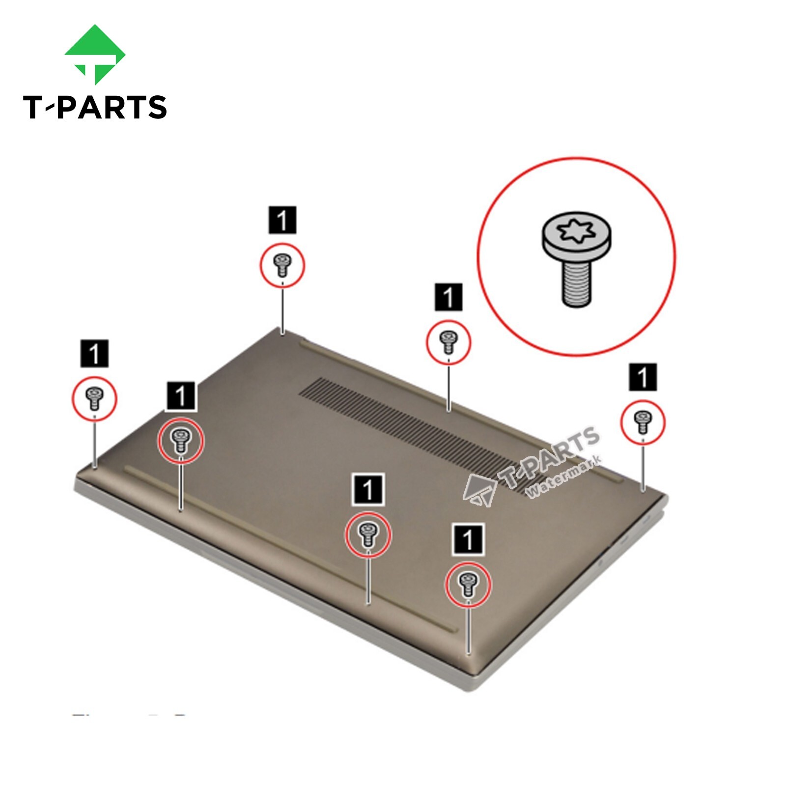 7Pcs/Lot New Screws for Lenovo Yoga 714ITL5 Yoga 714ACN6 Bottom Case