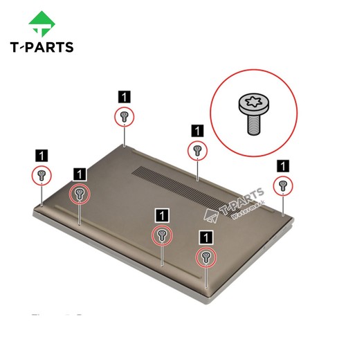 7Pcs/Lot New Screws for Lenovo Yoga 714ITL5 Yoga 714ACN6 Bottom Case