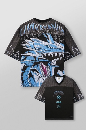YoungLA x Yu-Gi-Oh Blue-Eyes White Dragon Jersey #4152 – XLARGE – NEW SOLD OUT - Picture 2 of 2