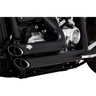 ロビン・フッド Vance And Hines Short Shot Staggered Exhaust System - Black