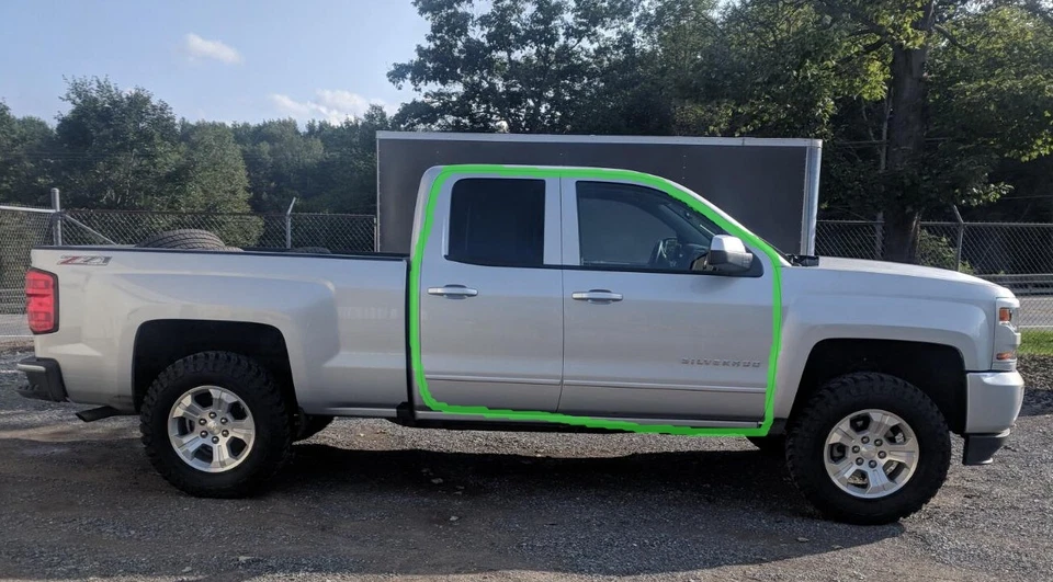 Sello de puerta LM 123-B resistente al clima para camioneta Dodge Ram 1500 2500 3500 1994-2002 Foto 3 de 3