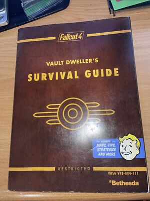 2015 FALLOUT 4-Vault Dweller's Survival Guide-COLLECTOR'S EDITION-Book ONLY