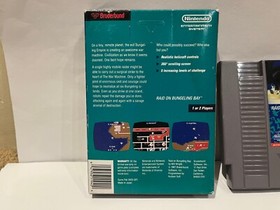 Raid On Bungeling Bay (Nintendo NES) Complete in Box CIB Hangtab Read!