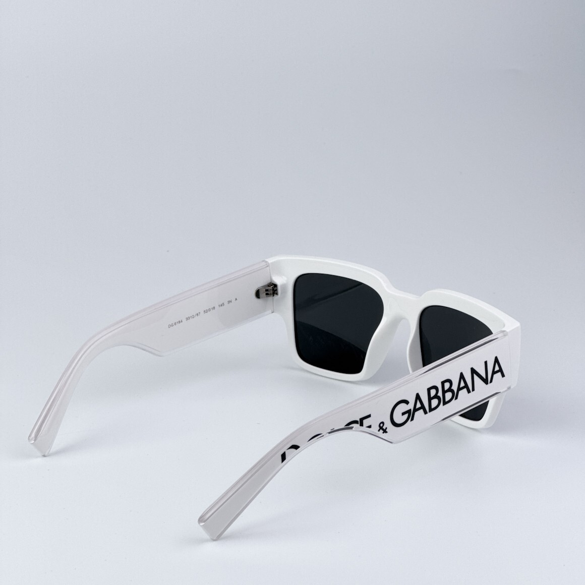 D&G Men Sunglasses White Dark Grey Square DG6184 331287 NEW  display picture 2