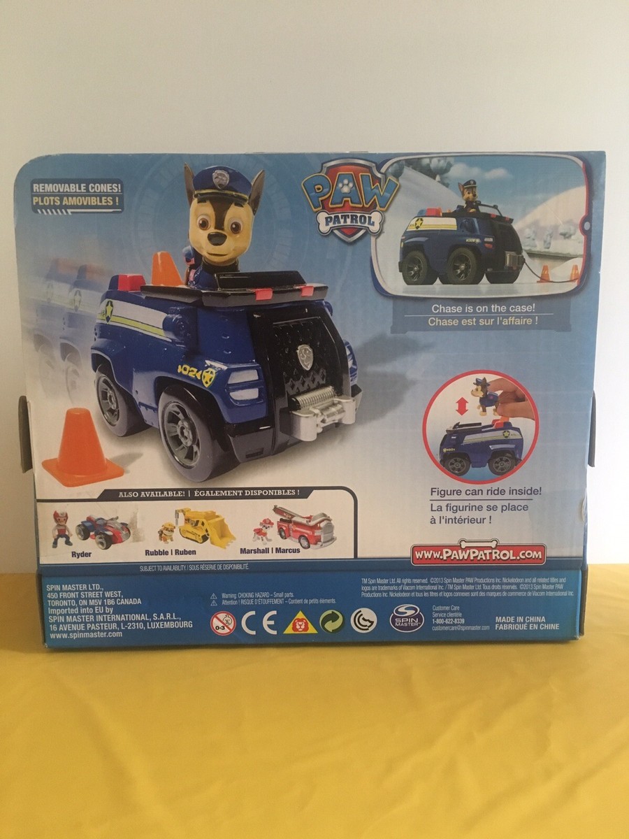Paw Patrol Chase's Cruiser with Chase Figure and 2 Removable
