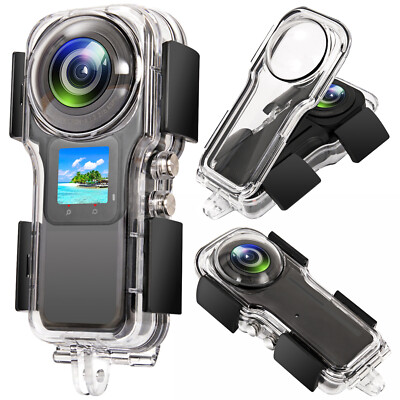 #ad #ad 40M Waterproof Underwater Diving Housing Case Shell for Insta360° ONE RS 1 Inch $65.99