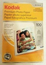 Kodak Premium Photo Paper 100 Sheets 4x6 Gloss Instant Dry NEW
