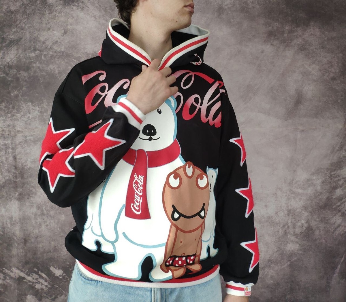 Hoodie Coca Cola x Devil Nut Size: M | eBay