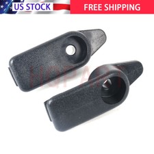 2 Pcs Black Sun Visor Retaining Clip Bracket For 97-04 Chevrolet Corvette C5 2 Pcs Black Sun Visor Retaining Clip Bracket For 97-04 Chevrolet Corvette C5
