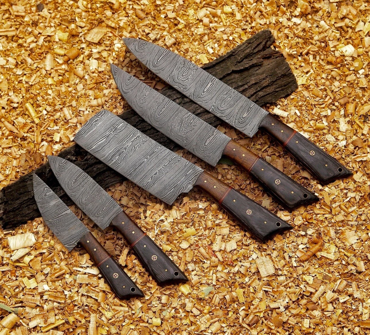 Hand Forged Damascus Chef Knife Set Of 5pcs, Chef set, BBQ Knife Set, Chef Set
Opens in a new window