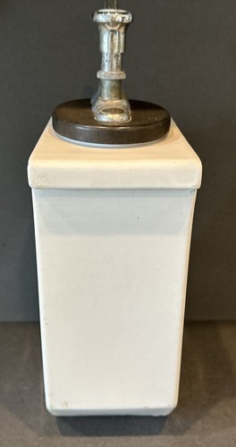 Coca Cola Drugstore Ice Cream Shop Soda Fountain Syrup Dispenser Ceramic Vintage - Picture 7 of 20