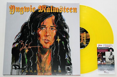 YNGWIE MALMSTEEN SIGNED PARABELLUM LP VINYL RECORD ALBUM
