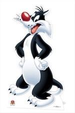 Sylvester die Katze Looney Tunes Lebensgröße Pappaufsteller Aufsteller Tweety