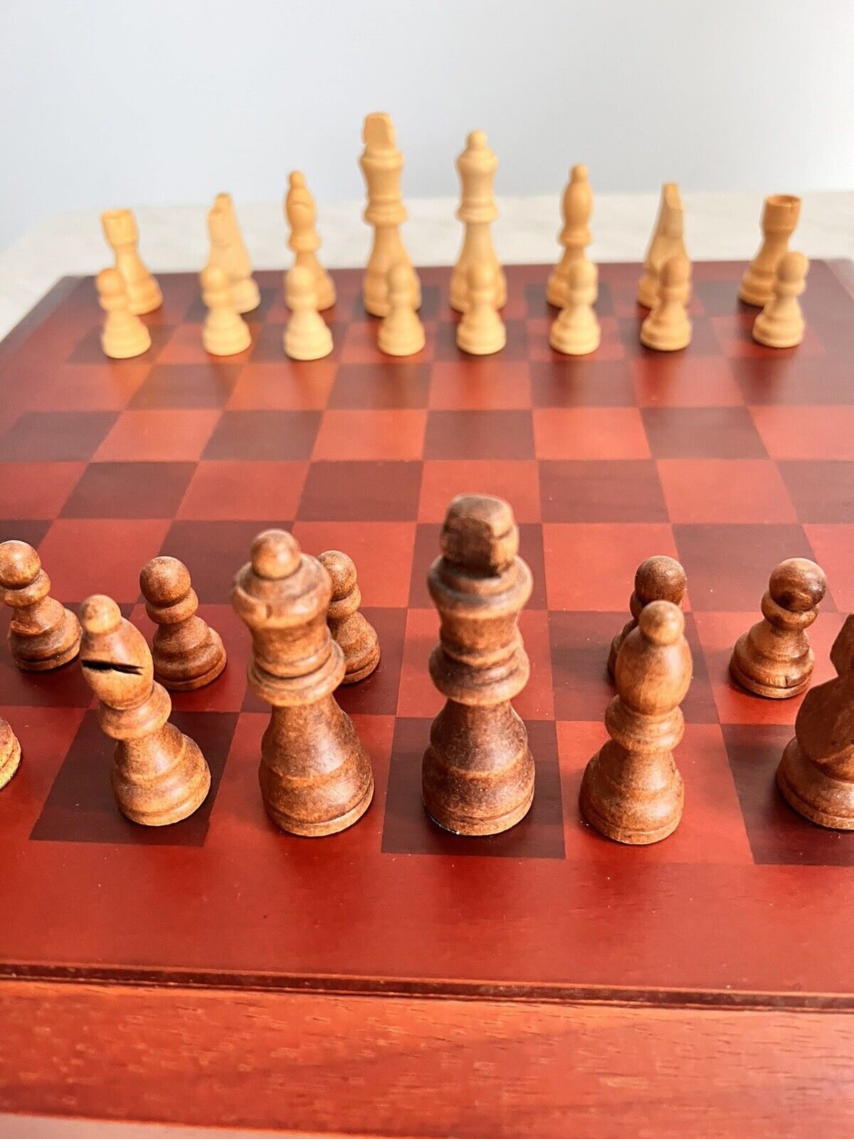 Cardinal Premium Wood Chess Board, Age 6+