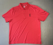 Cutter & Buck Dry Tec TPC Sawgrass Polo Shirt Men's X-Large Red