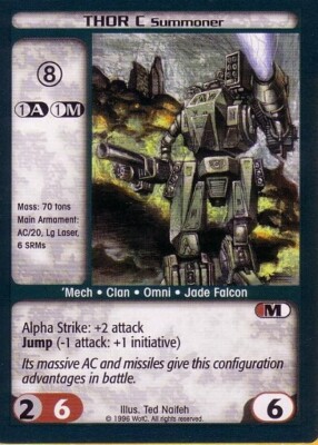 Battletech CCG: Thor C Summoner [Ungraded] from set Premiere Unlimited BT WOTC W